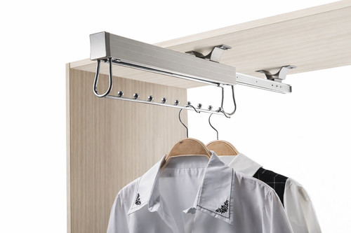 Pull out wardrobe shirt rack - pull,