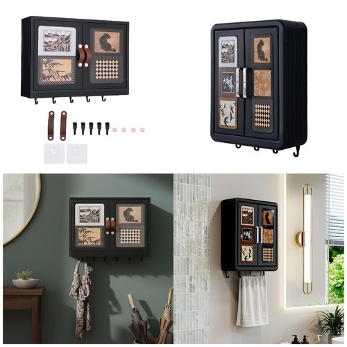 Wall mounted cosmetics storage - wall,