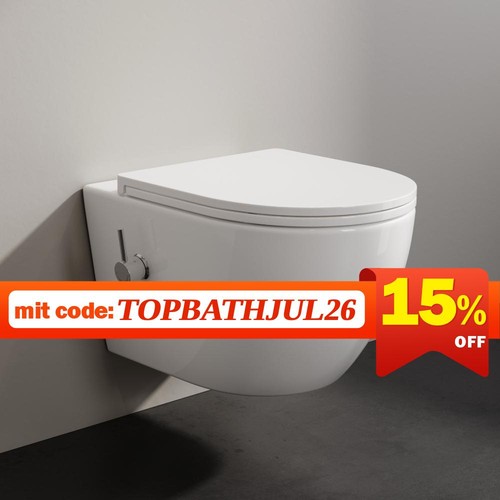 Horow rimless wall hung bidet - wall,