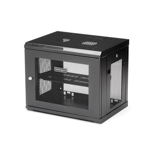 Startech post wall mount - 2-post, 9u