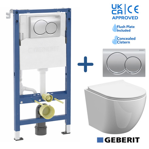 Wall hung toilet - wall,
