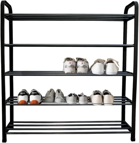 Black tier shoe rack 20 - tier,