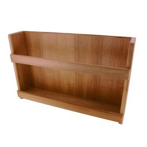 Solid teak magazine rack - magazine,